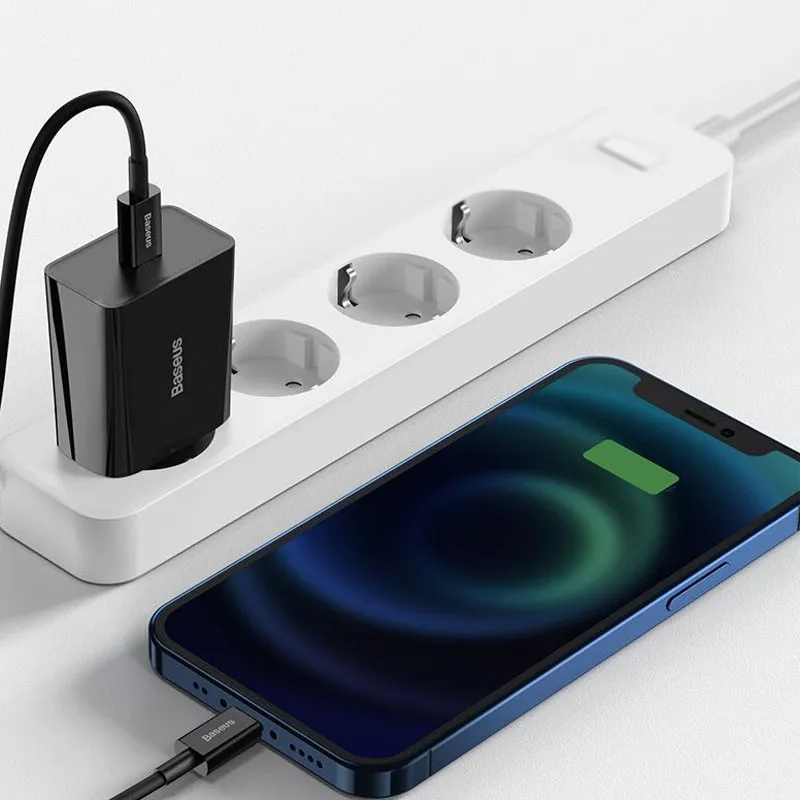 МЗП Baseus Speed Mini Quick Charger PD20W Чорний — фото 7