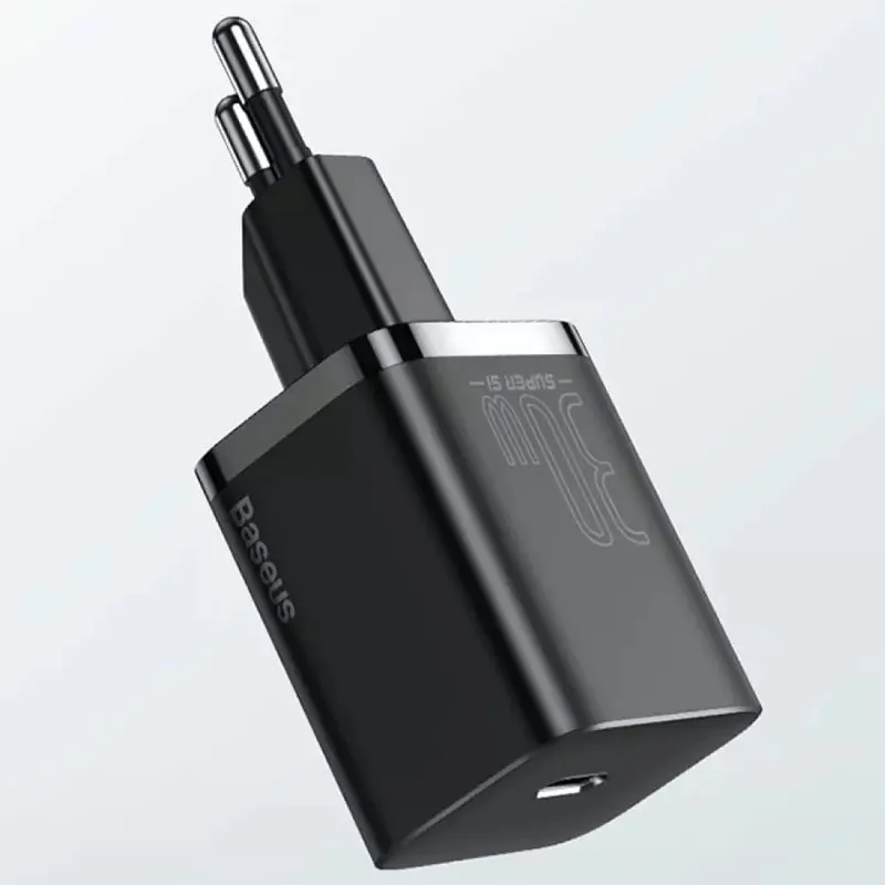 МЗП Baseus Super Si Quick Charger PD30W Чорний — фото 2