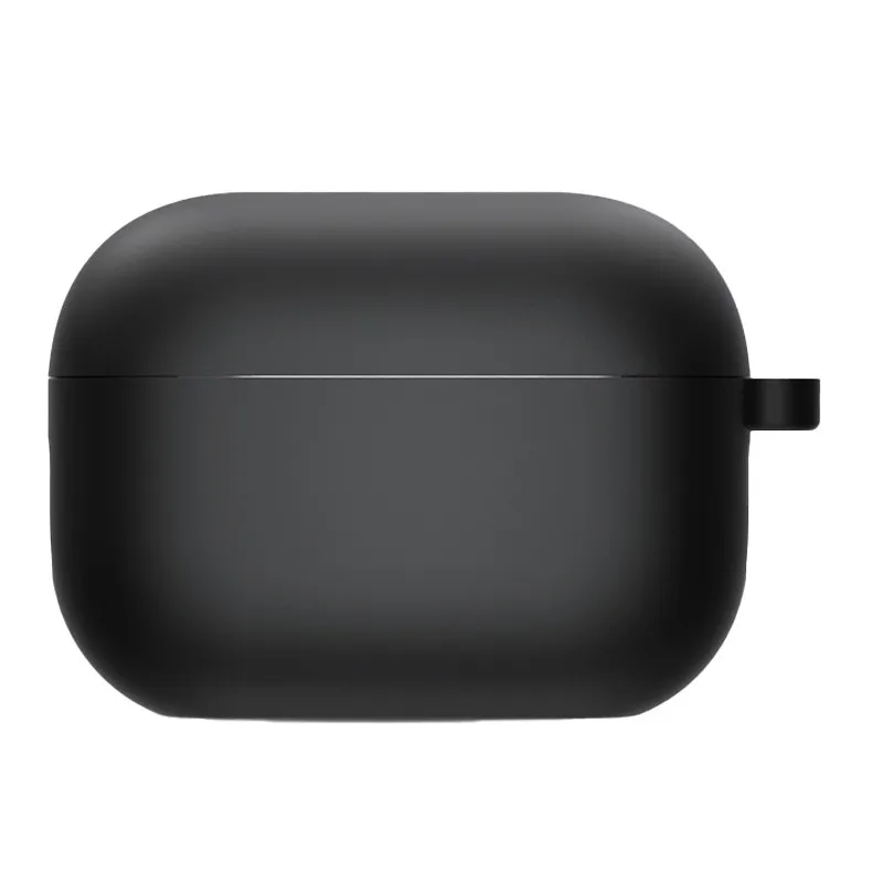 Силіконовий футляр з мікрофіброю для навушників Airpods 3 Чорний / Black