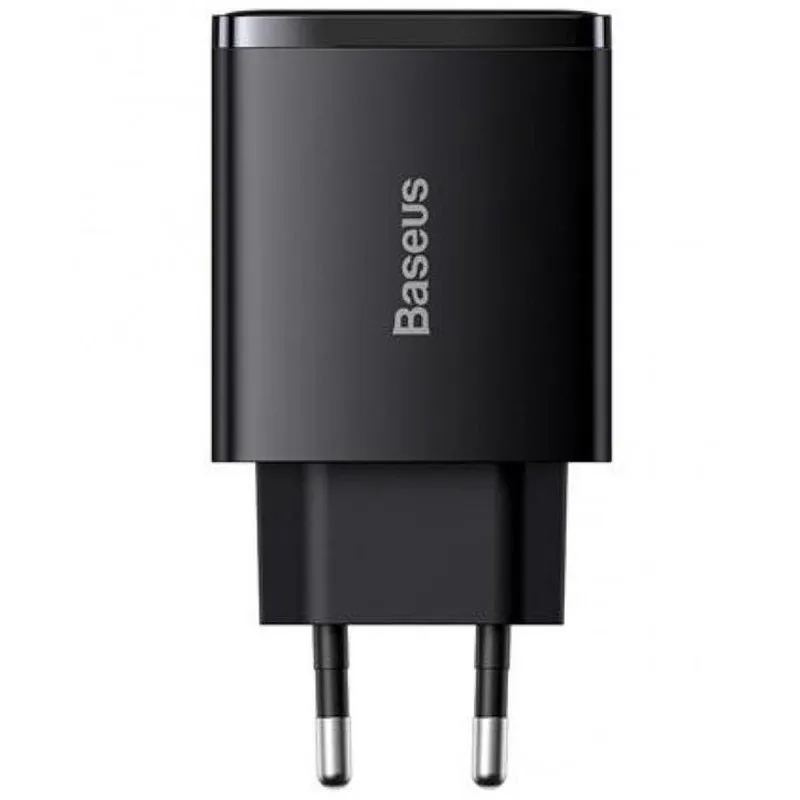 МЗП Baseus Compact Quick Charger PD30W+QC3.0 Чорний — фото 2