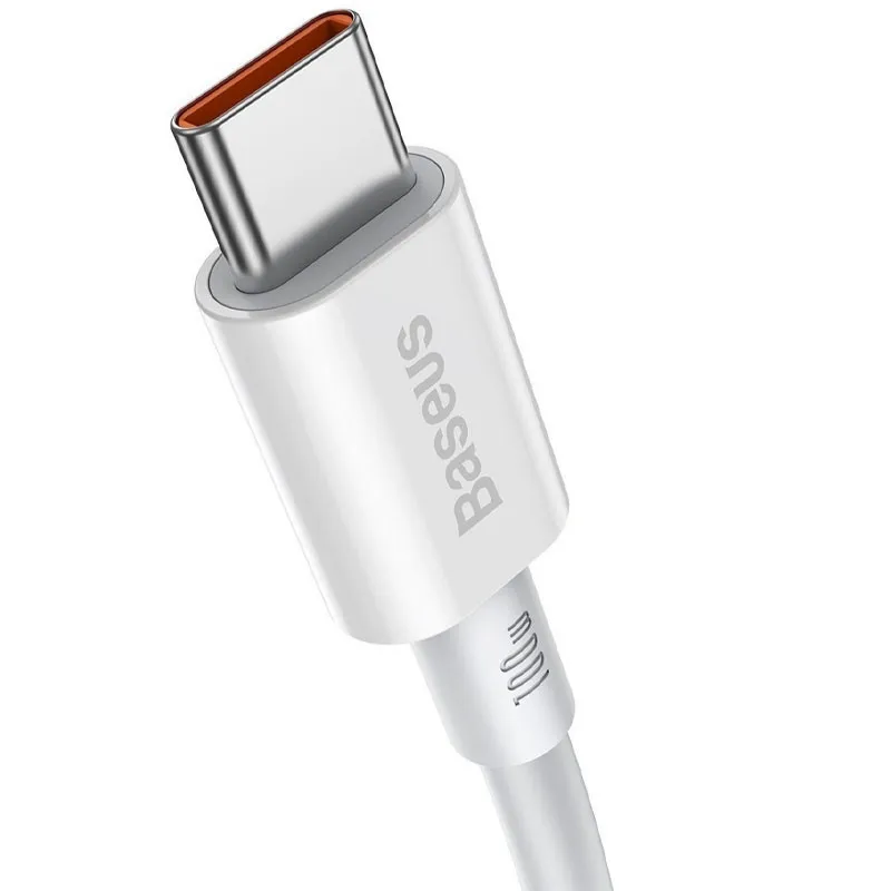 Дата кабель Baseus Superior Series Fast Charging Type-C to Type-C PD 100W Білий — фото 2