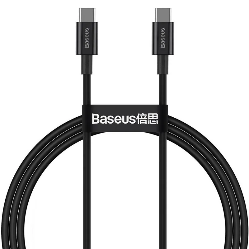Дата кабель Baseus Superior Series Fast Charging Type-C to Type-C PD 100W Чорний