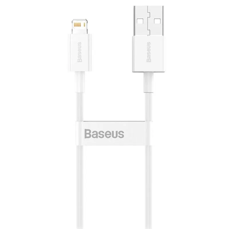Дата кабель Baseus Superior Series Fast Charging Lightning Cable 2.4A Білий