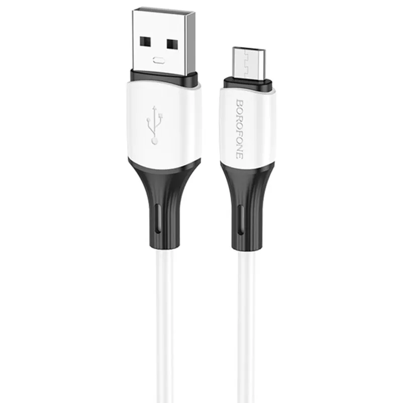Дата кабель Borofone BX79 USB to MicroUSB Білий