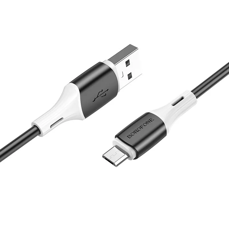 Дата кабель Borofone BX79 USB to MicroUSB Чорний — фото 2