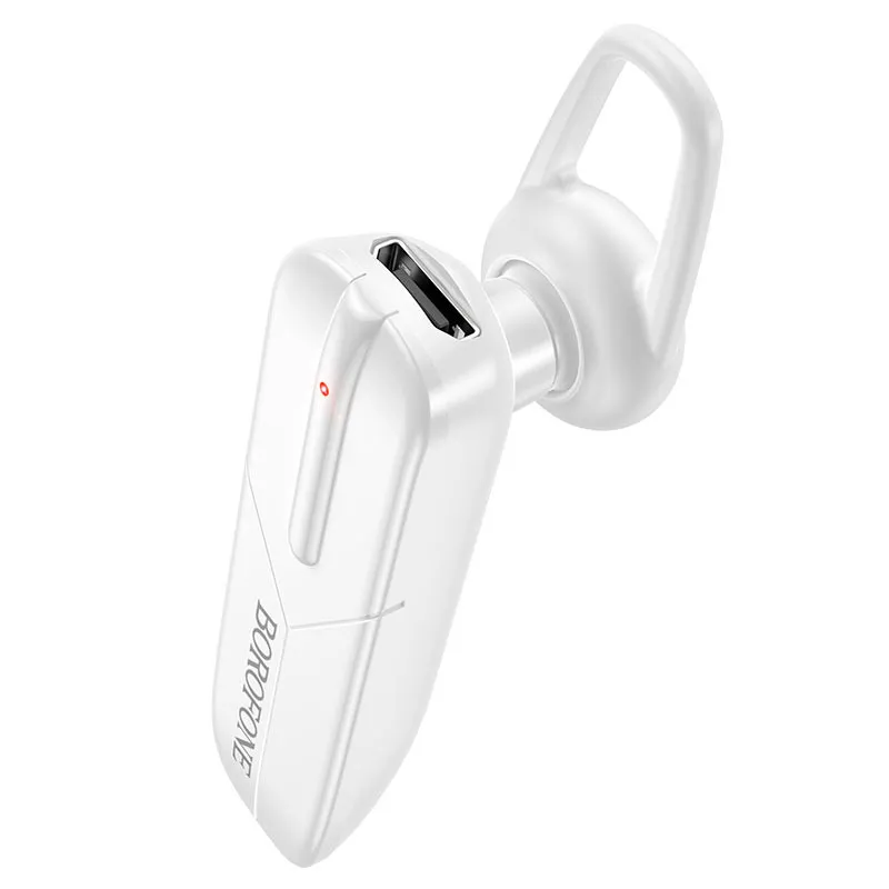 Bluetooth моно-гарнітура Borofone BC36 Lucky Білий — фото 2