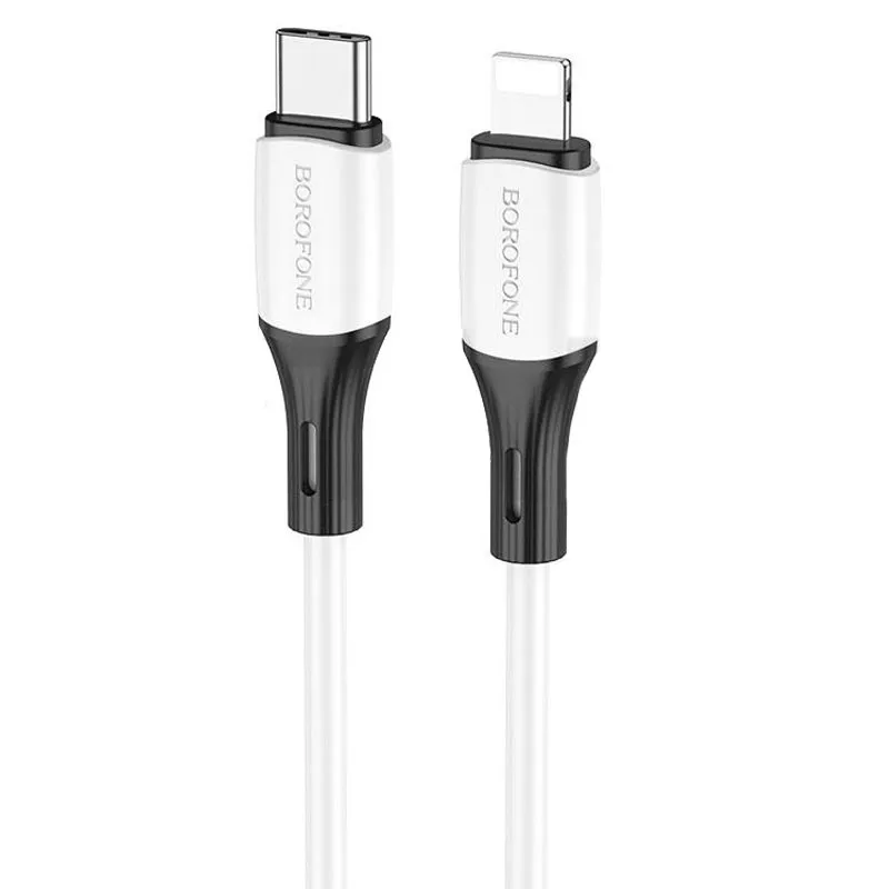 Дата кабель Borofone BX79 Type-C to Lightning 20W Білий
