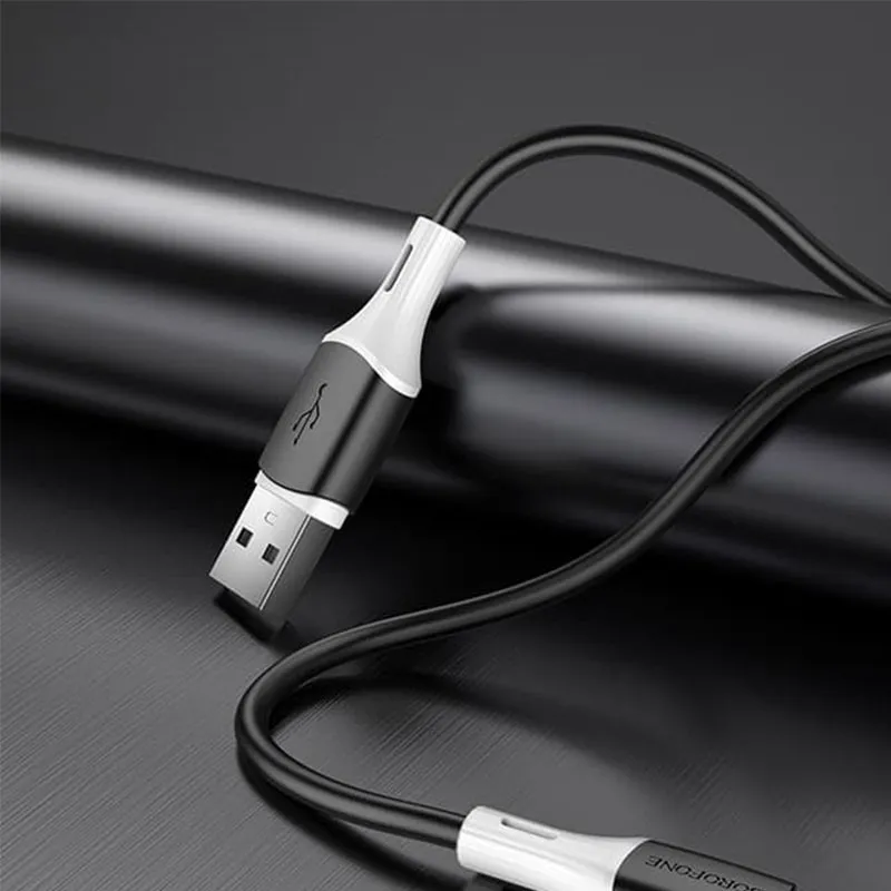 Дата кабель Borofone BX79 USB to Lightning Чорний — фото 3