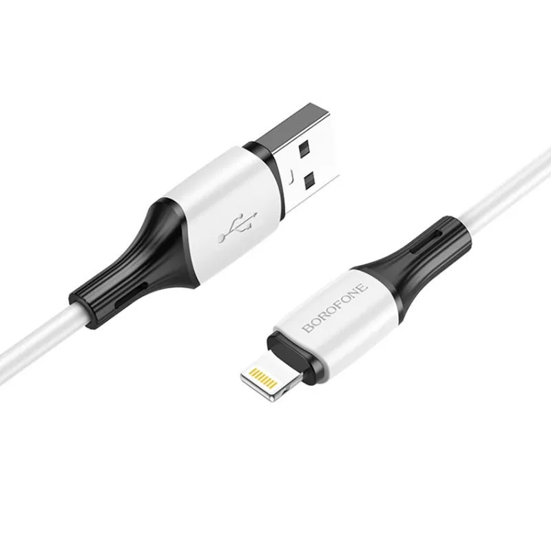 Дата кабель Borofone BX79 USB to Lightning Білий — фото 2