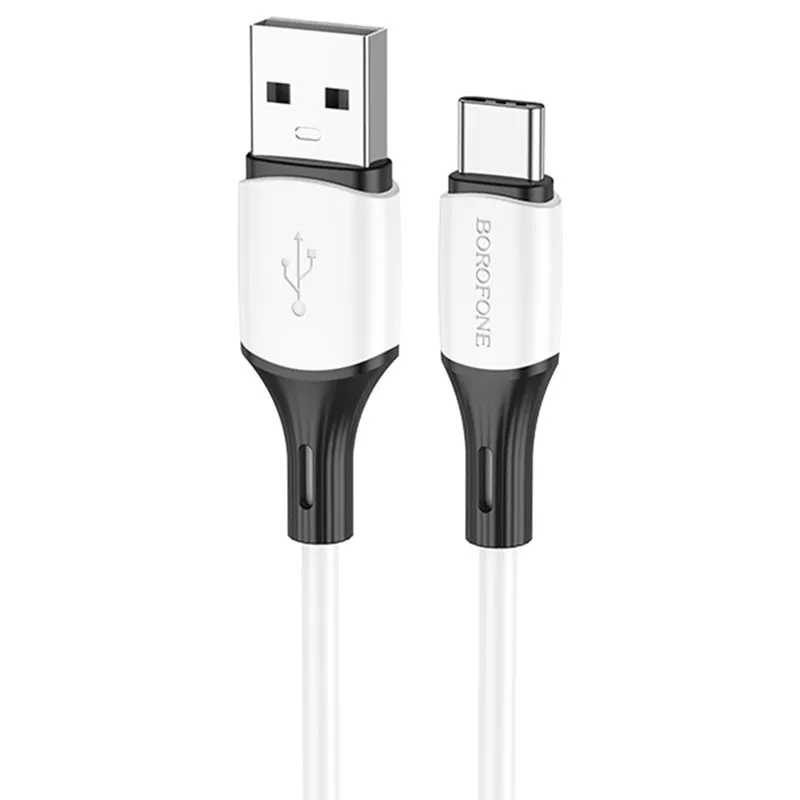 Дата кабель Borofone BX79 Silicone USB to Type-C 30W Білий
