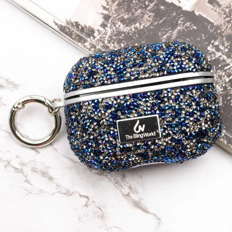 TPU чохол Bling World Rock Diamond для навушників AirPods 3 Синій — фото 6