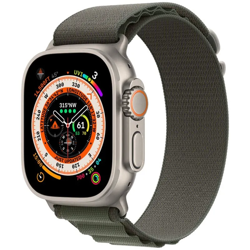 Ремінець Alpine Loop для Apple Watch 42 /44/45/46/49mm Зелений / Green