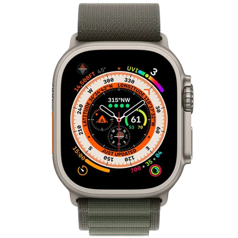 Ремінець Alpine Loop для Apple Watch 42 /44/45/46/49mm Зелений / Green — фото 2