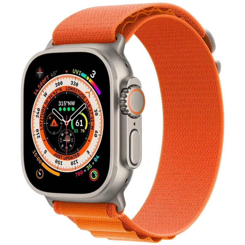 Ремінець Alpine Loop для Apple Watch 42 /44/45/46/49mm Помаранчевий / Orange