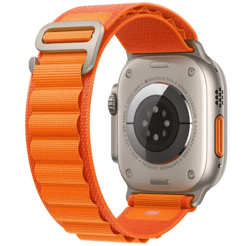 Ремінець Alpine Loop для Apple Watch 42 /44/45/46/49mm Помаранчевий / Orange — фото 3