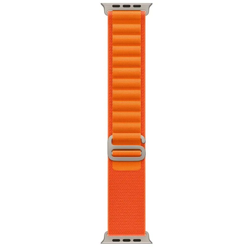 Ремінець Alpine Loop для Apple Watch 42 /44/45/46/49mm Помаранчевий / Orange — фото 4