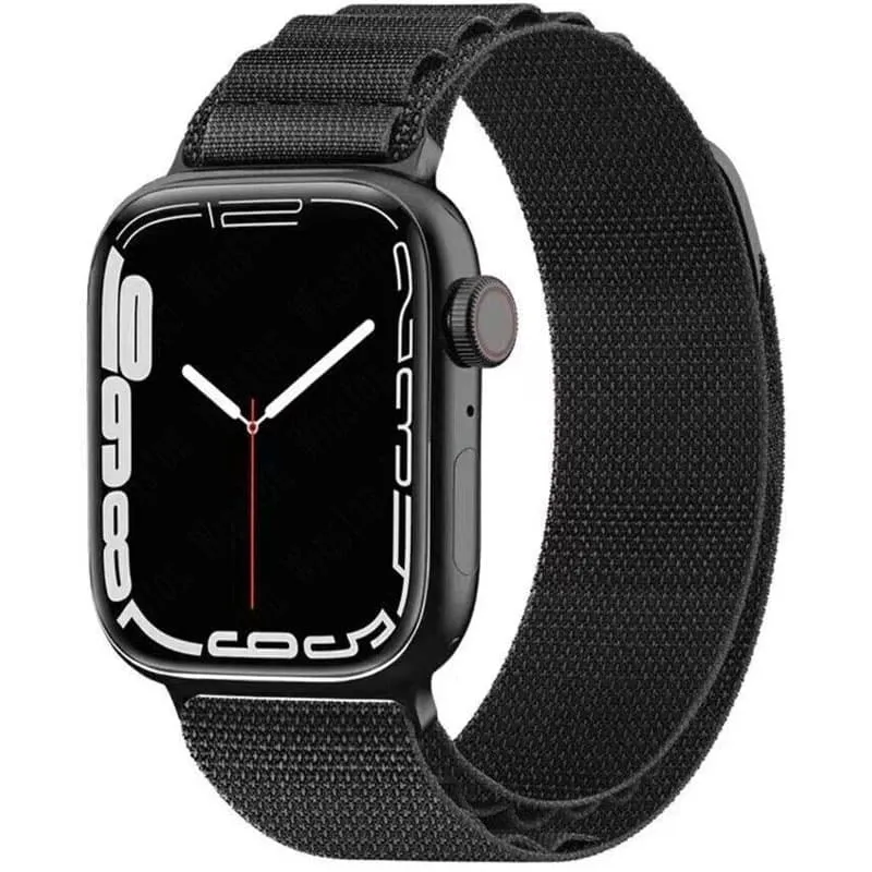 Ремінець Alpine Loop для Apple Watch 42 /44/45/46/49mm Чорний / Black
