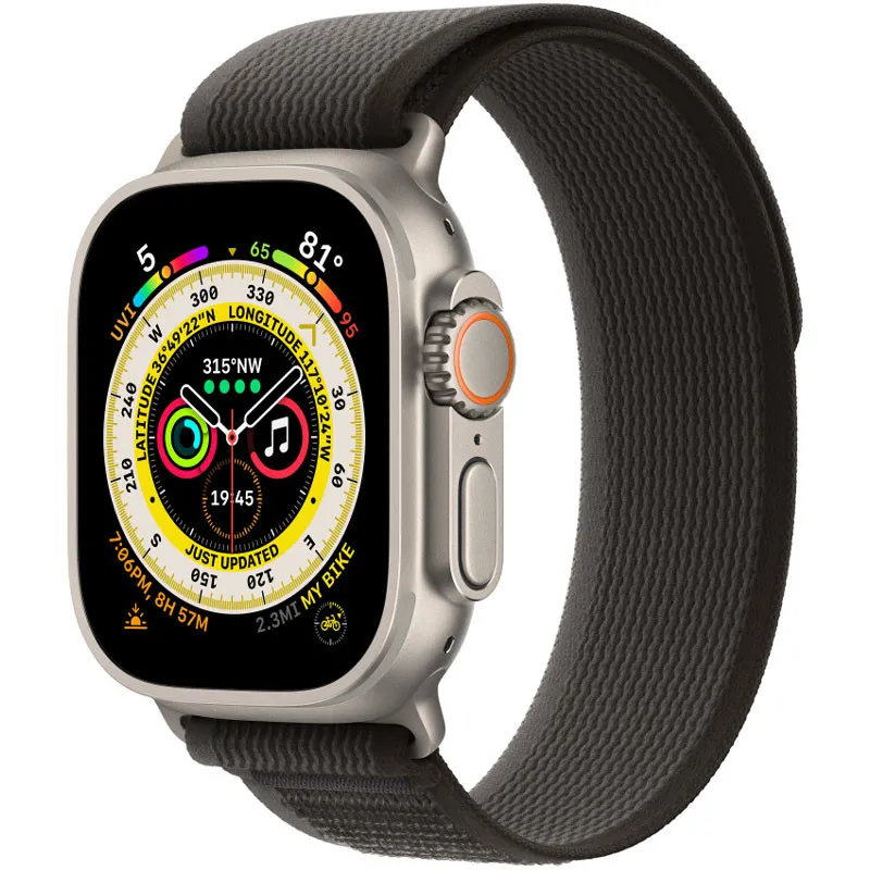 Ремінець Trail Loop для Apple Watch 42 /44/45/46/49mm Black / Grey