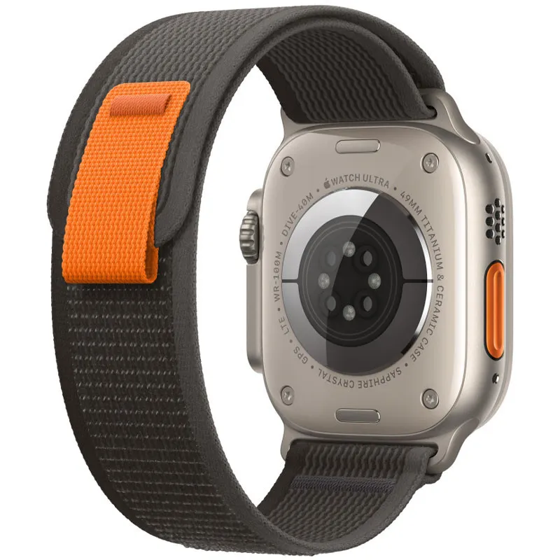 Ремінець Trail Loop для Apple Watch 42 /44/45/46/49mm Black / Grey — фото 3