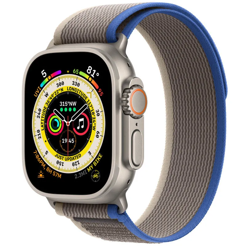 Ремінець Trail Loop для Apple Watch 42 /44/45/46/49mm Blue / Gray