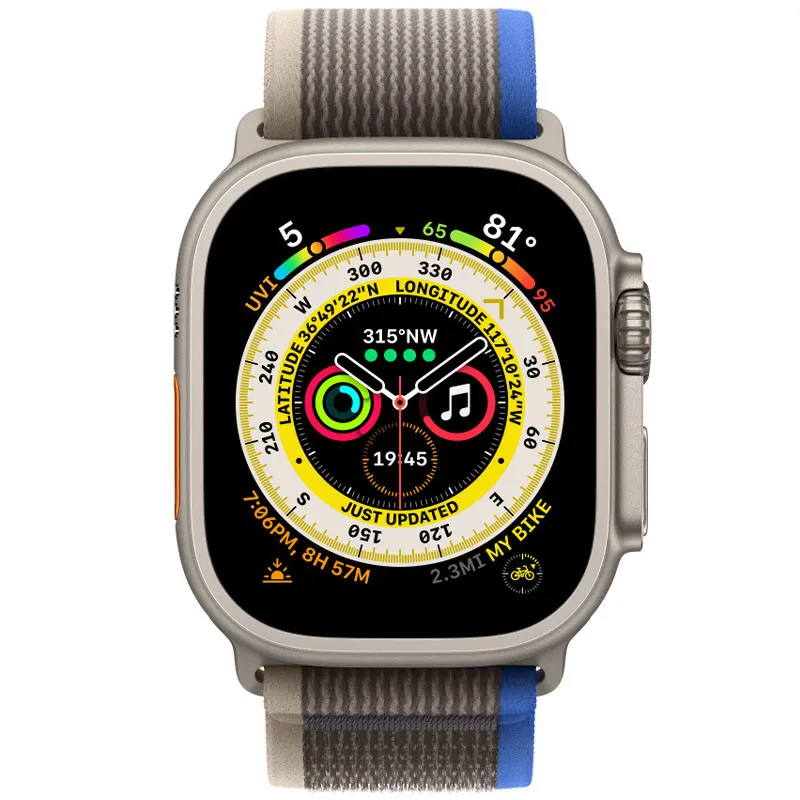 Ремінець Trail Loop для Apple Watch 42 /44/45/46/49mm Blue / Gray — фото 2