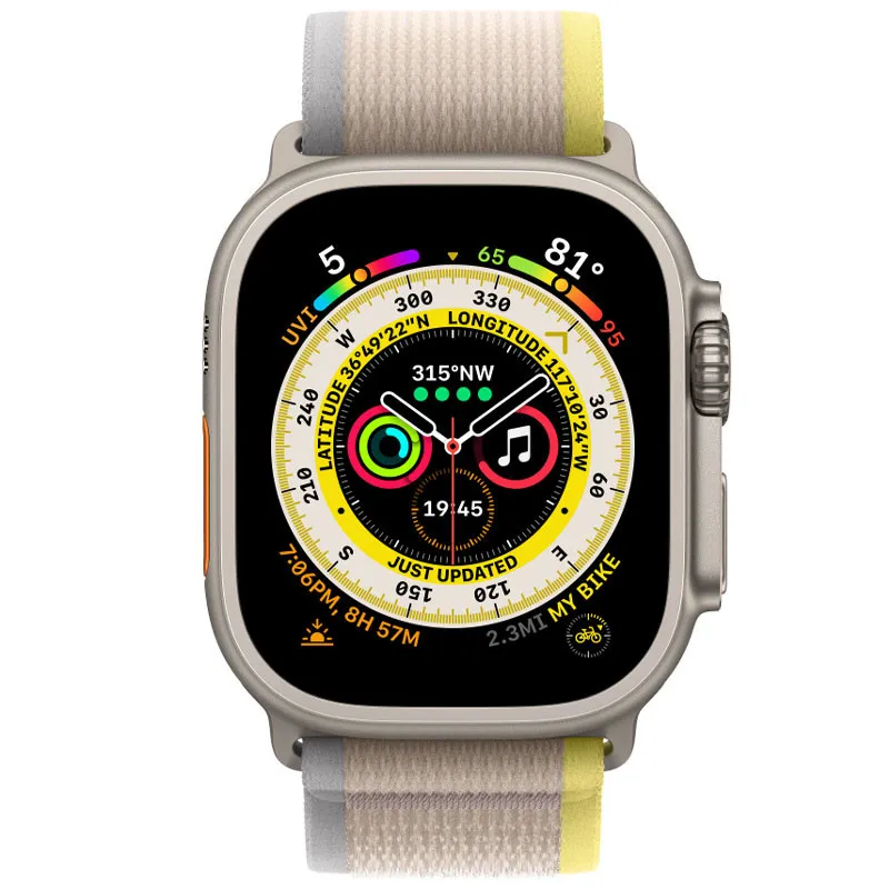 Ремінець Trail Loop для Apple Watch 42 /44/45/46/49mm Yellow / Beige — фото 2
