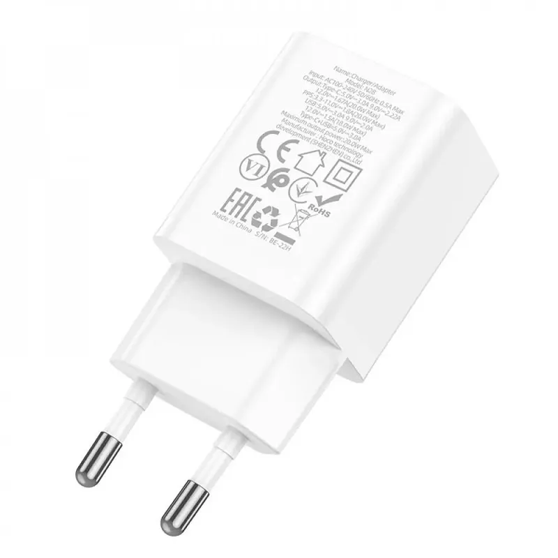 МЗП Hoco N28 Founder PD20W+QC3.0 White — фото 2