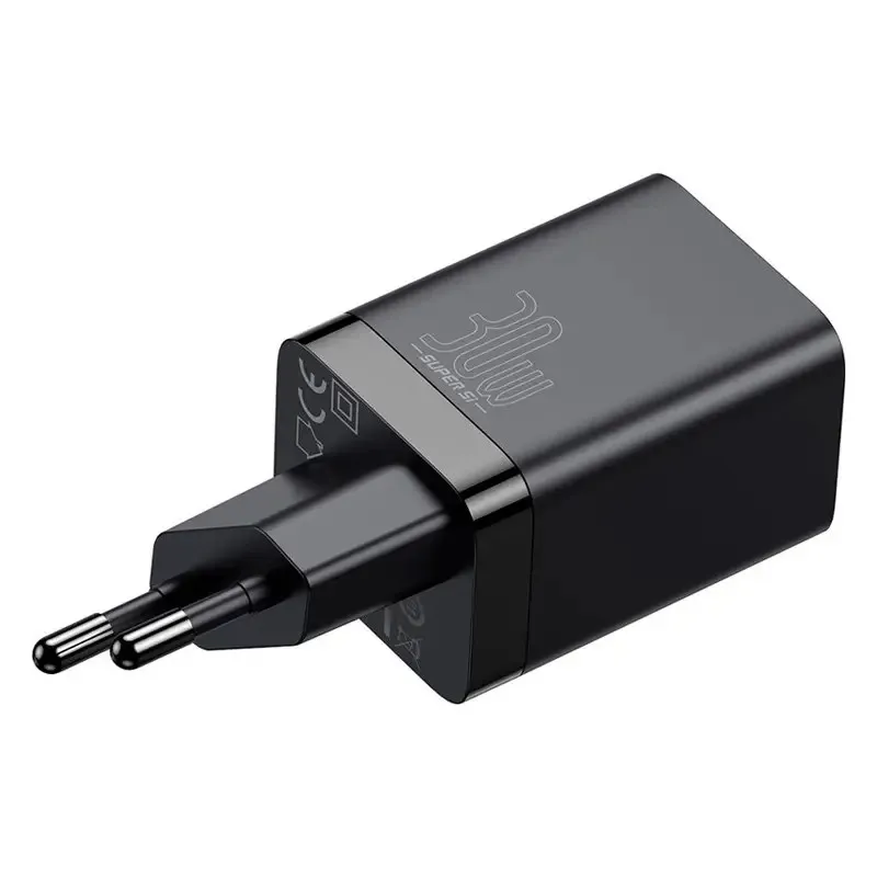 МЗП Baseus Super Si Pro Quick Charger PD30W+QC3.0 Black — фото 4