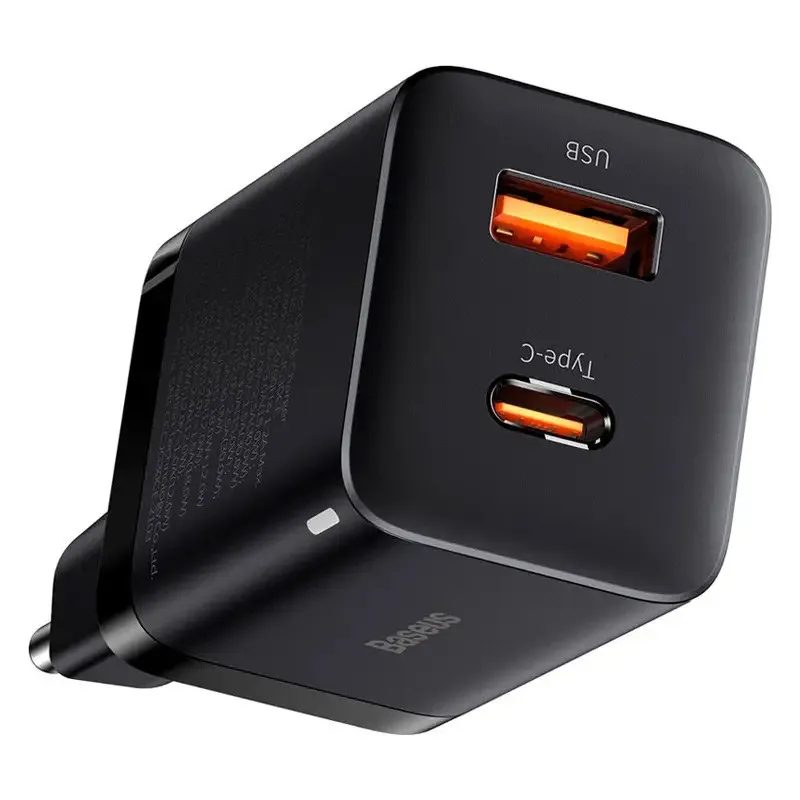МЗП Baseus Super Si Pro Quick Charger PD30W+QC3.0 Black — фото 5