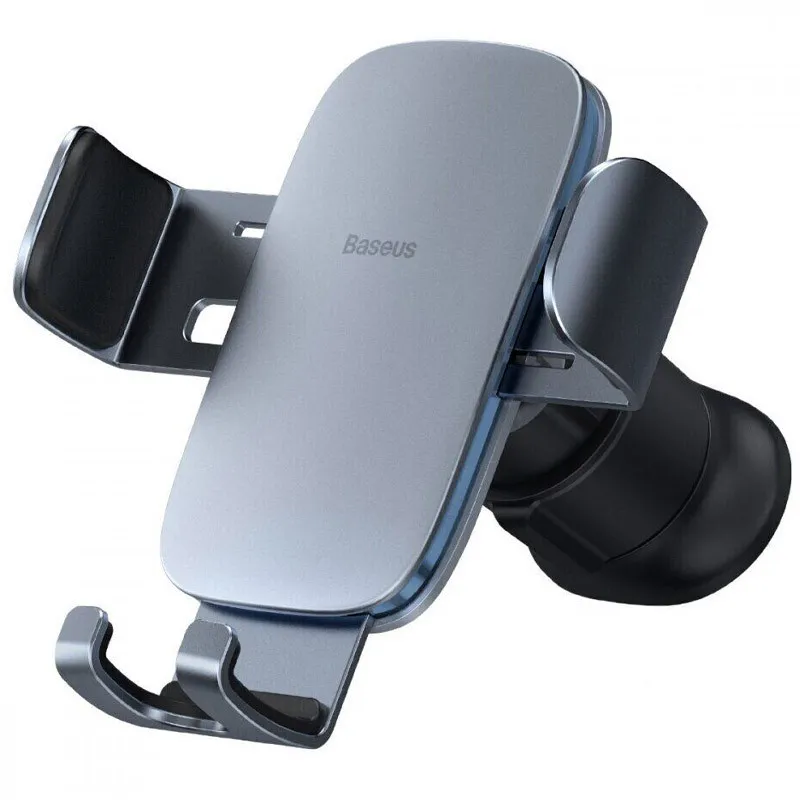 Автотримач Baseus Metal Age 2 Gravity Car Mount (air outlet) (SUJS) Dark Grey