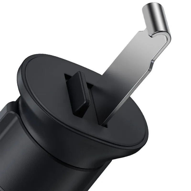 Автотримач Baseus Metal Age 2 Gravity Car Mount Dark Grey — фото 5