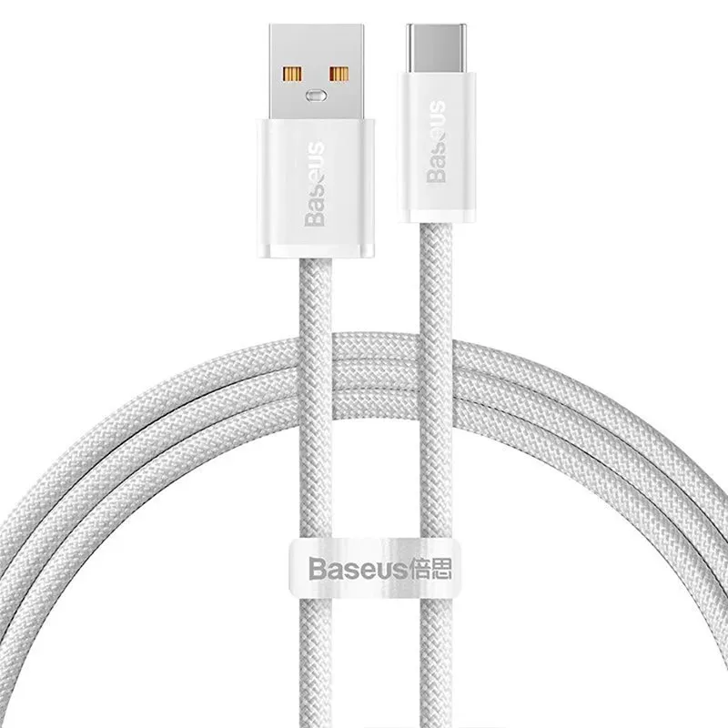 Дата кабель Baseus Dynamic Series USB to Type-C 100W White