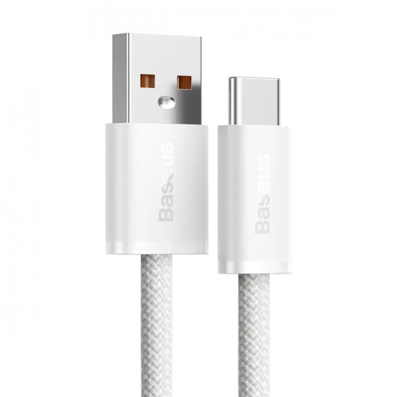 Дата кабель Baseus Dynamic Series USB to Type-C 100W White — фото 2
