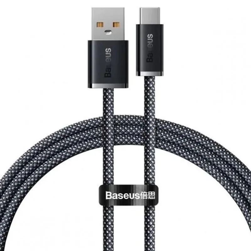 Дата кабель Baseus Dynamic Series USB to Type-C 100W Slate Gray
