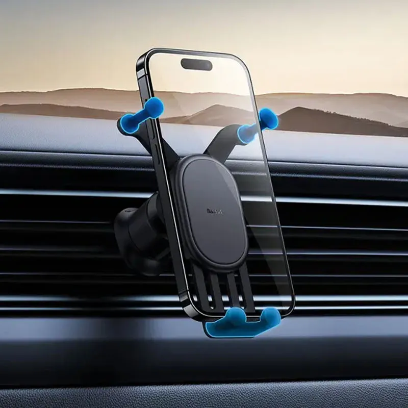 Автотримач Baseus Stable Gravitational Car Mount Air Black — фото 5