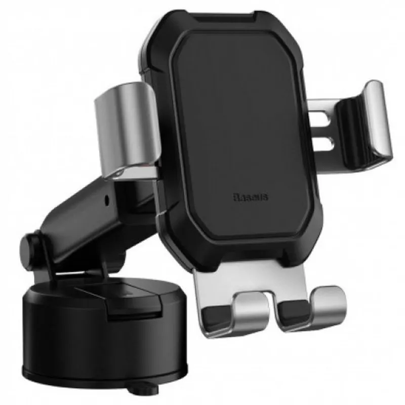 Автотримач Baseus Tank gravity car mount with suction base Tarnish Black — фото 2