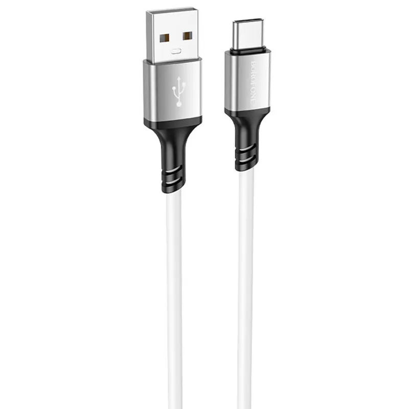 Дата кабель Borofone BX83 Famous USB to Type-C 3A White