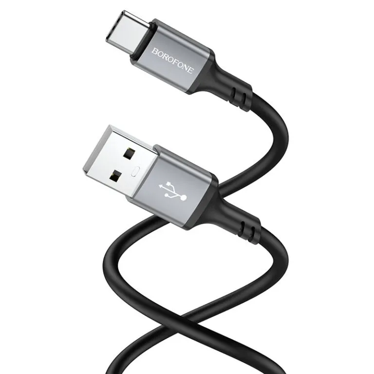 Дата кабель Borofone BX83 Famous USB to Type-C 3A Black — фото 2