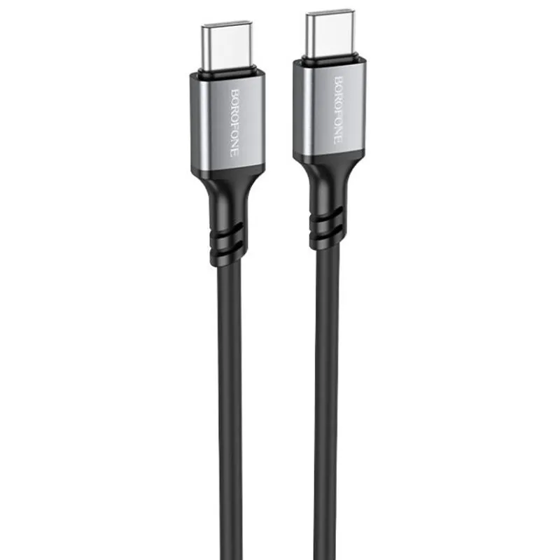 Дата кабель Borofone BX83 Famous PD60W Type-C to Type-C Black
