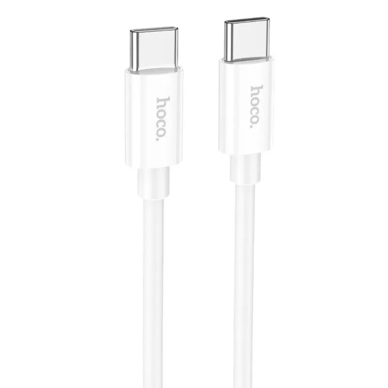 Дата кабель Hoco X87 Magic Type-C to Type-C PD 60W White