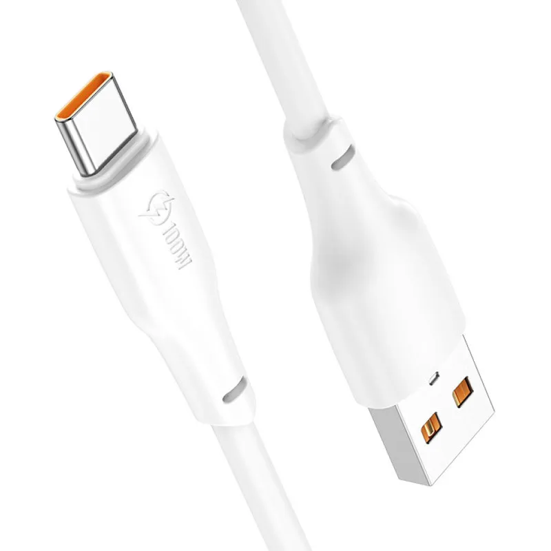 Дата кабель Hoco X93 Force USB to Type-C 100W White — фото 4