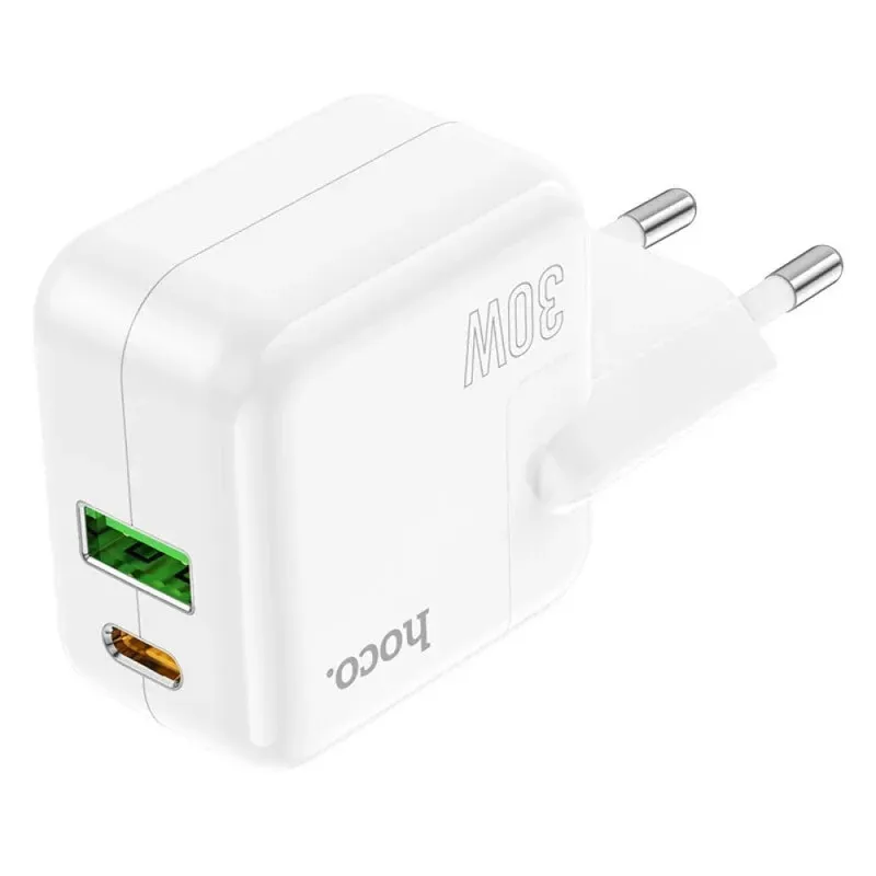 МЗП Hoco C111A PD30W+QC3.0 White — фото 3