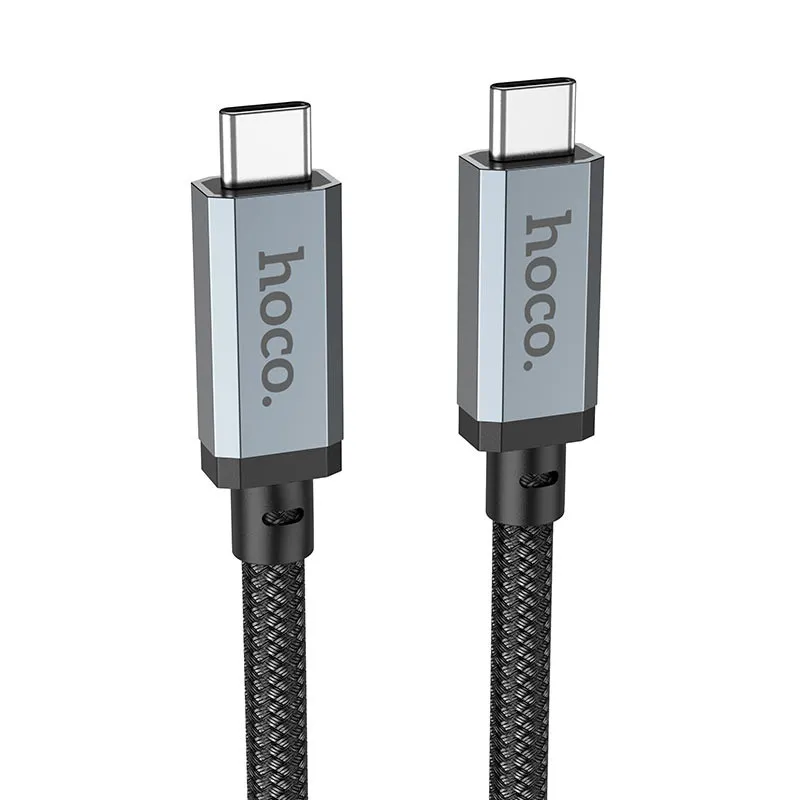 Дата кабель Hoco US05 Type-C to Type-C 100W USB4 40Gbps Black