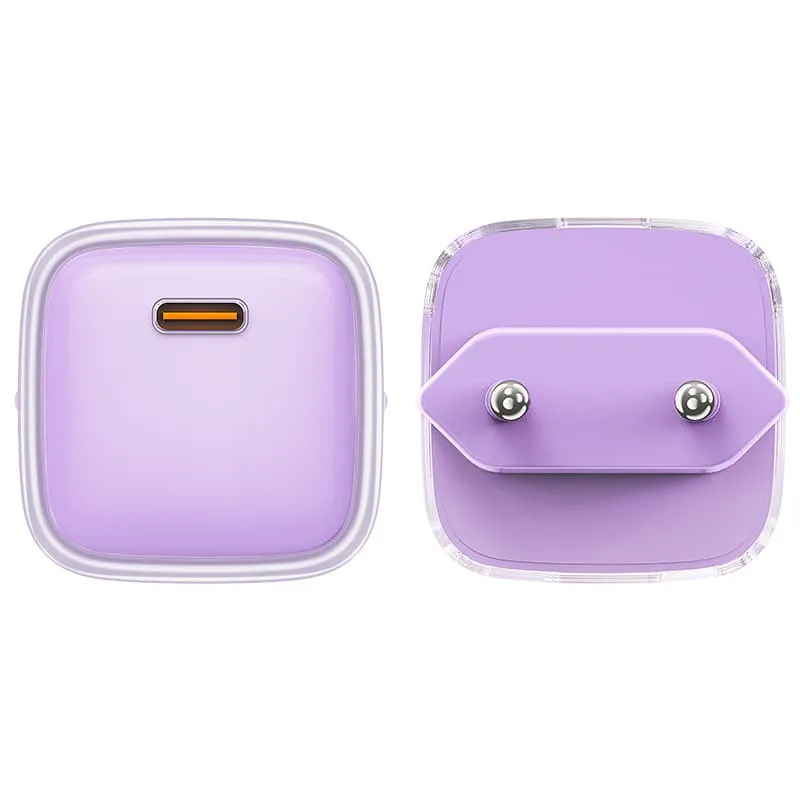 МЗП Acefast A53 GaN Sparkling series PD30W Alfalfa purple — фото 3