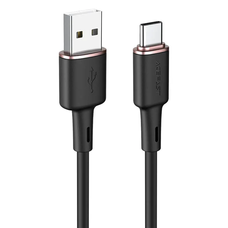 Дата кабель Acefast C2-04 USB to Type-C 3A Black