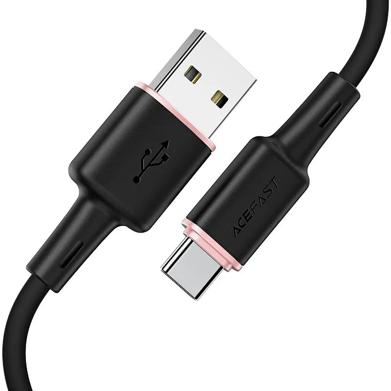 Дата кабель Acefast C2-04 USB to Type-C 3A Black — фото 2