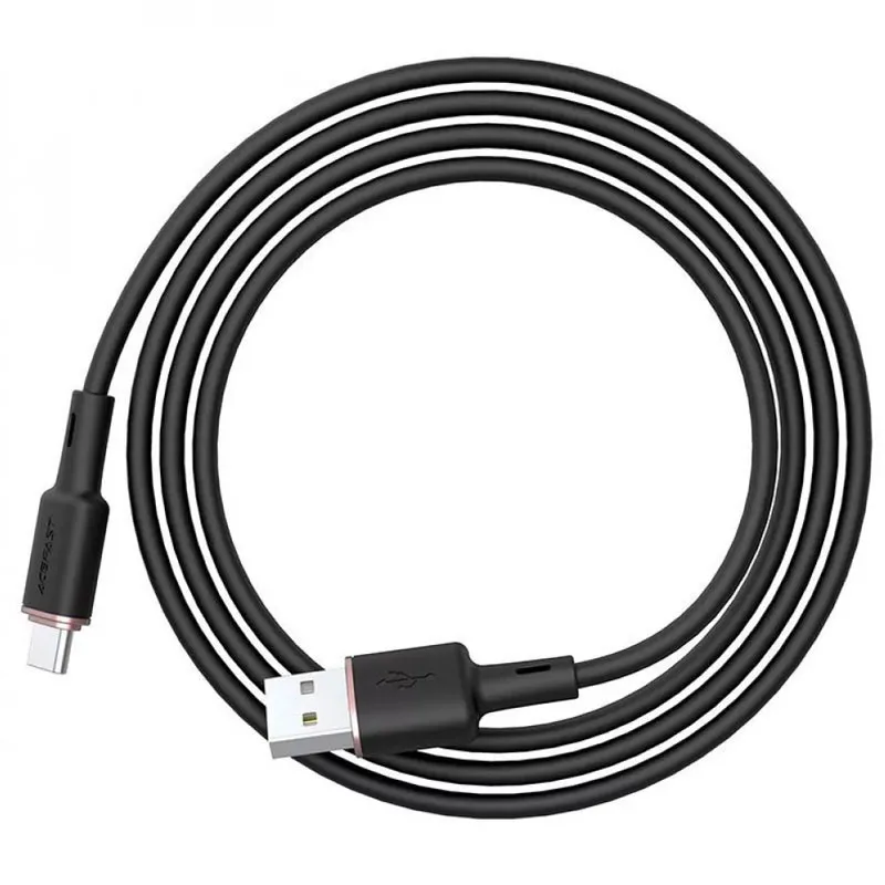 Дата кабель Acefast C2-04 USB to Type-C 3A Black — фото 3