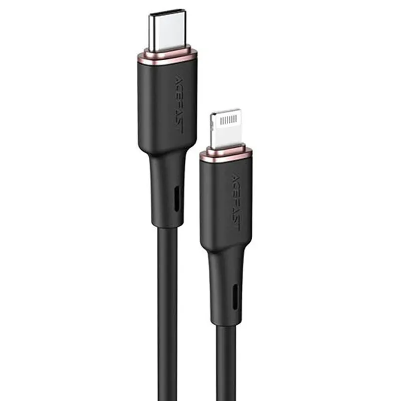 Дата кабель Acefast C2-01 Type-C to Lightning 30W Black