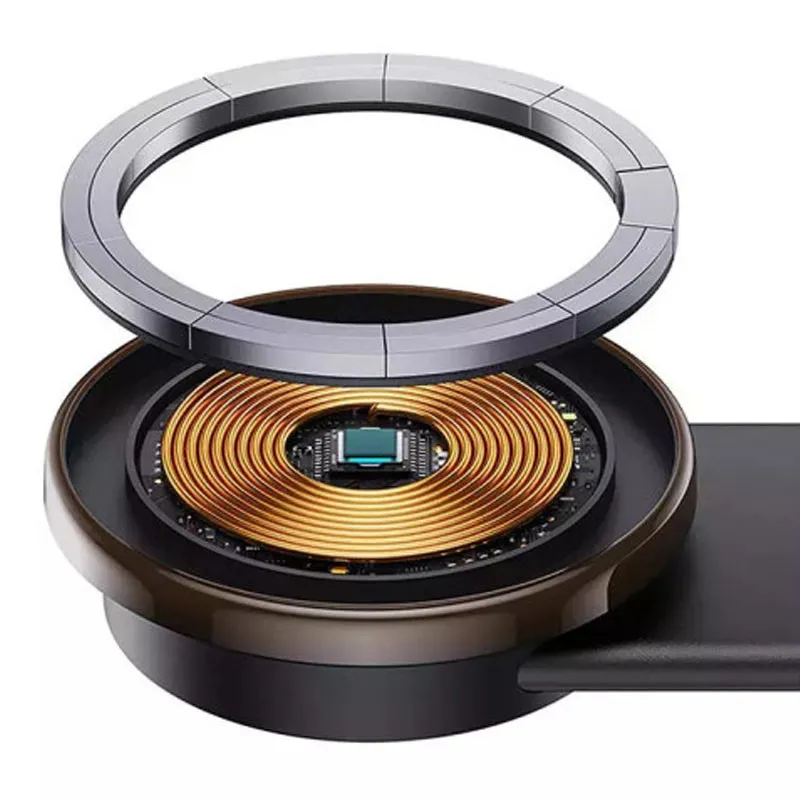 Автотримач Baseus C02 Magnetic Phone Holder Cluster Black — фото 4