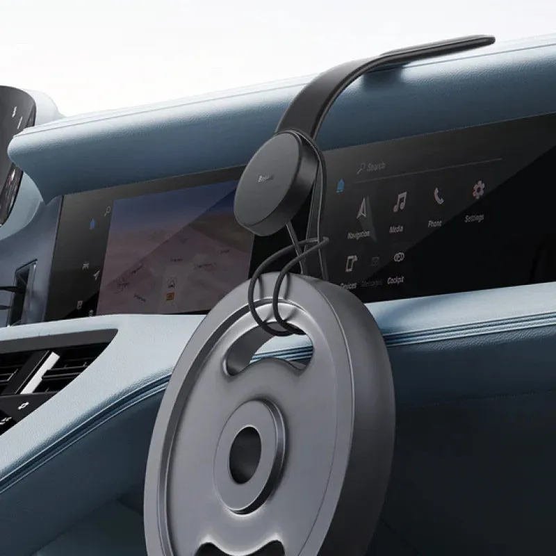 Автотримач Baseus C02 Magnetic Phone Holder Cluster Black — фото 5